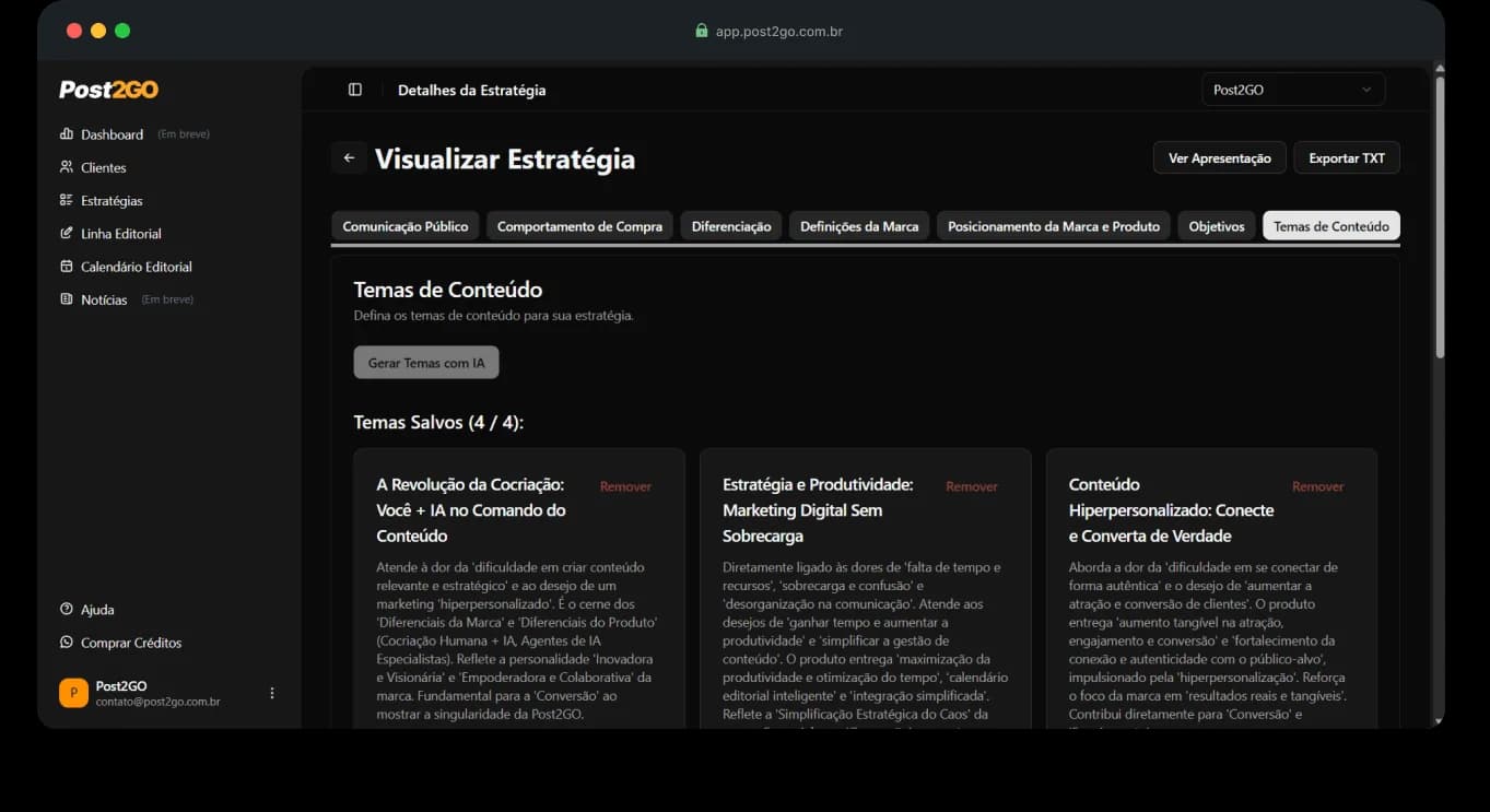 Estratégia Completa e Estruturada