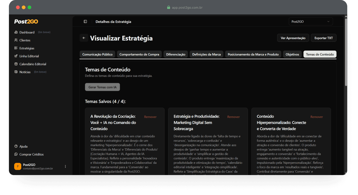 Estratégia Completa e Estruturada